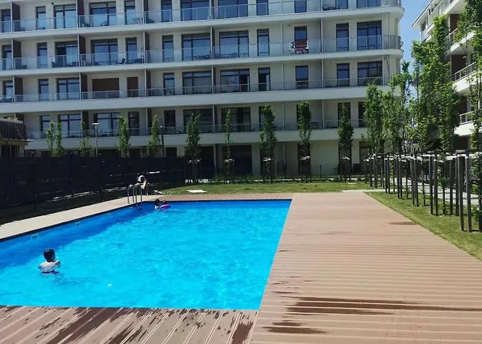 Apartman Zolty Jantar Z Klimatyzacja, Basen Zew, 150m Od Plazy *